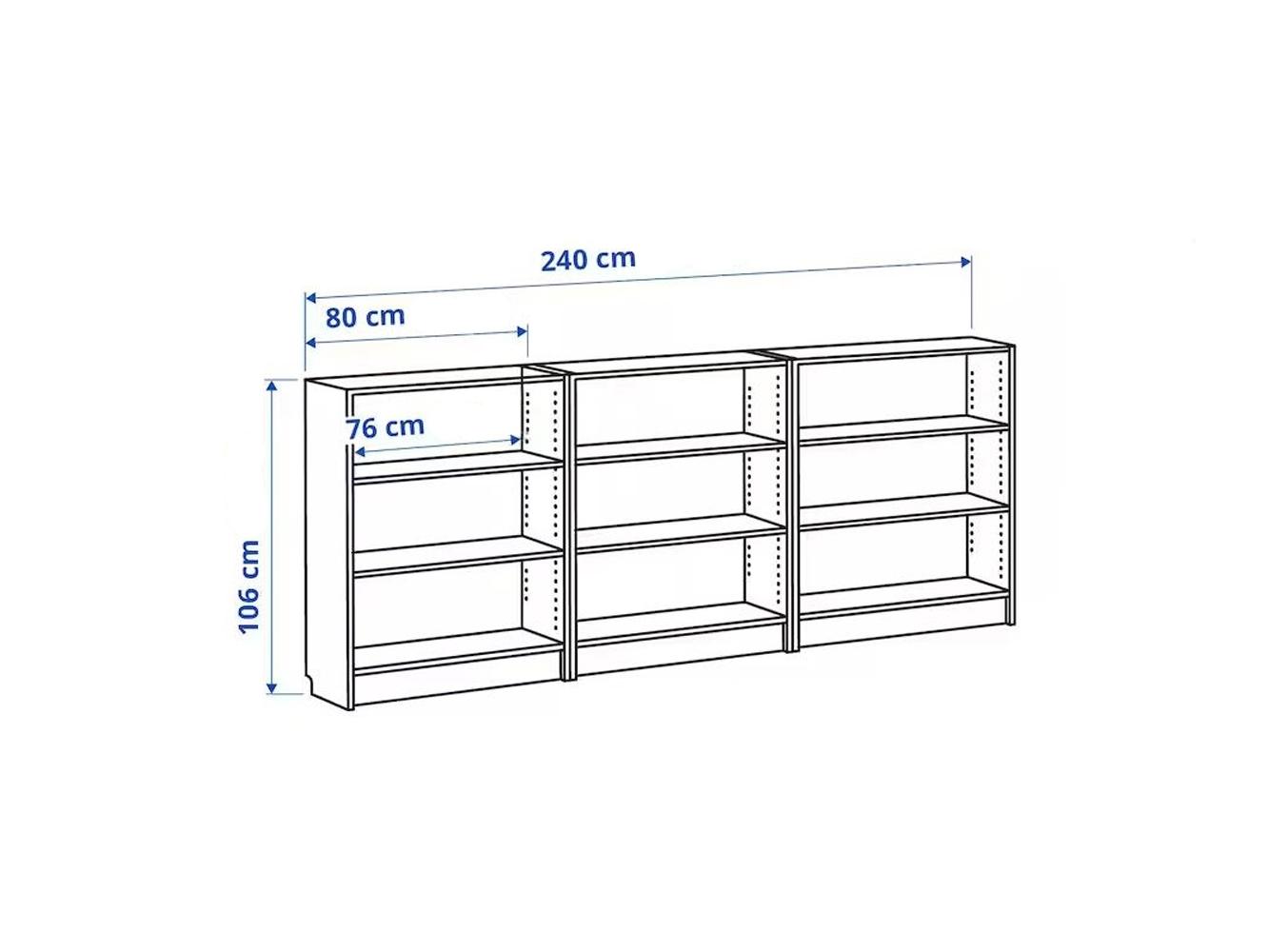 Стеллаж Билли 112 brown desire ИКЕА (IKEA) изображение товара