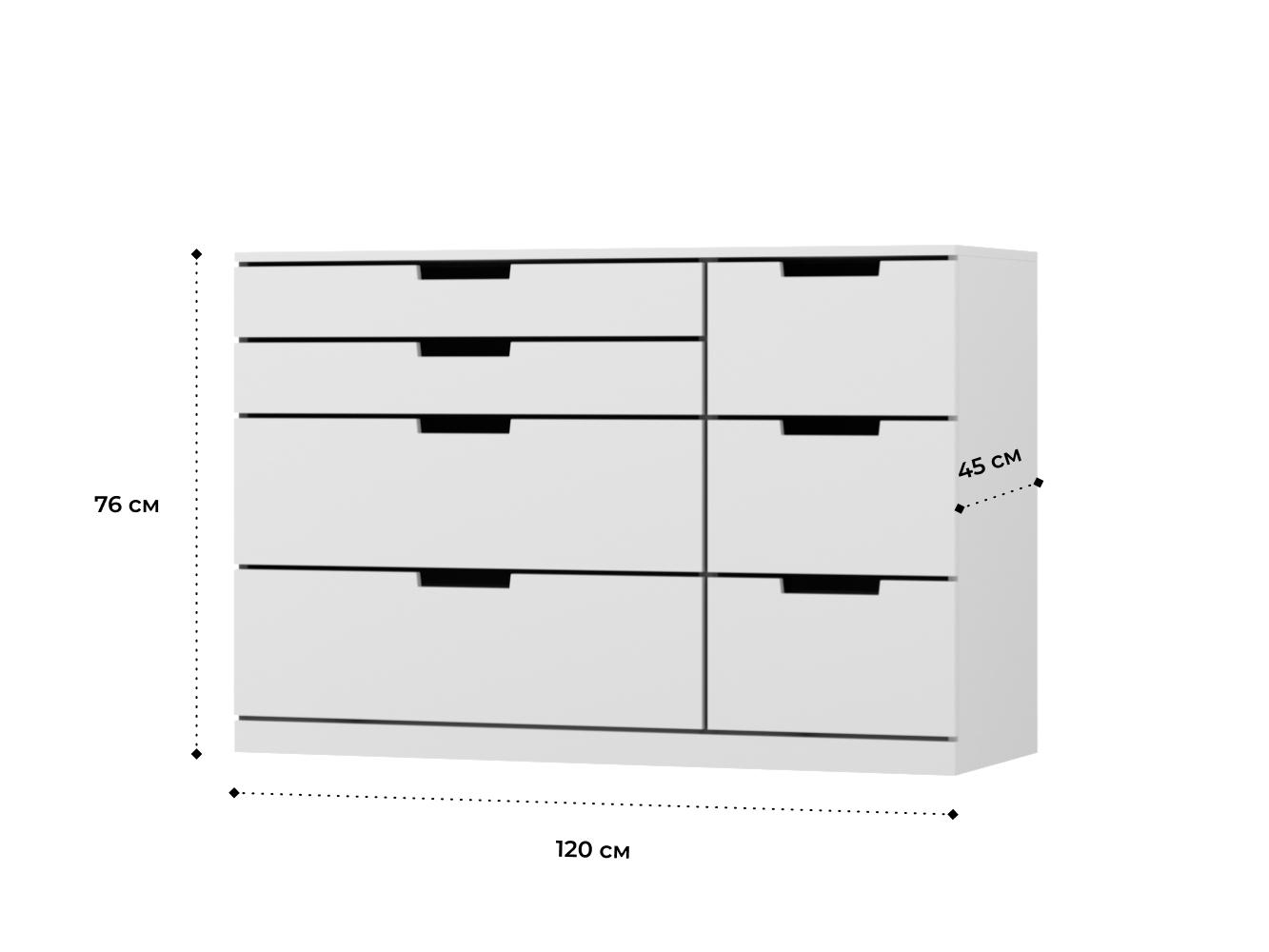 Комод Нордли 33 white ИКЕА (IKEA) изображение товара