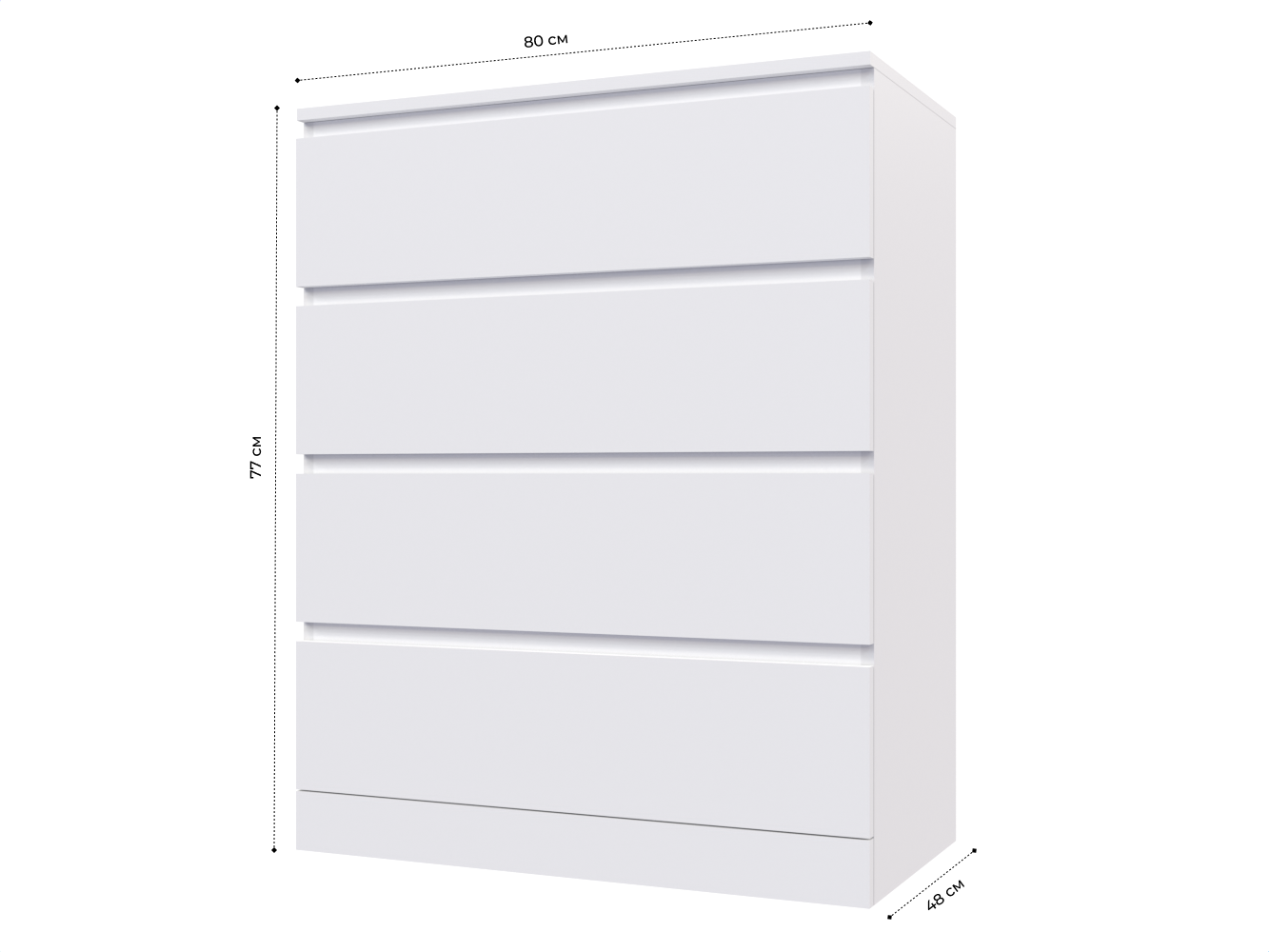 Комод Мальм 16 white ИКЕА (IKEA) изображение товара