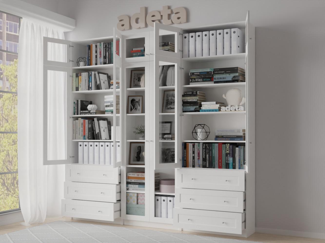 Книжный шкаф Билли 370 white ИКЕА (IKEA) изображение товара