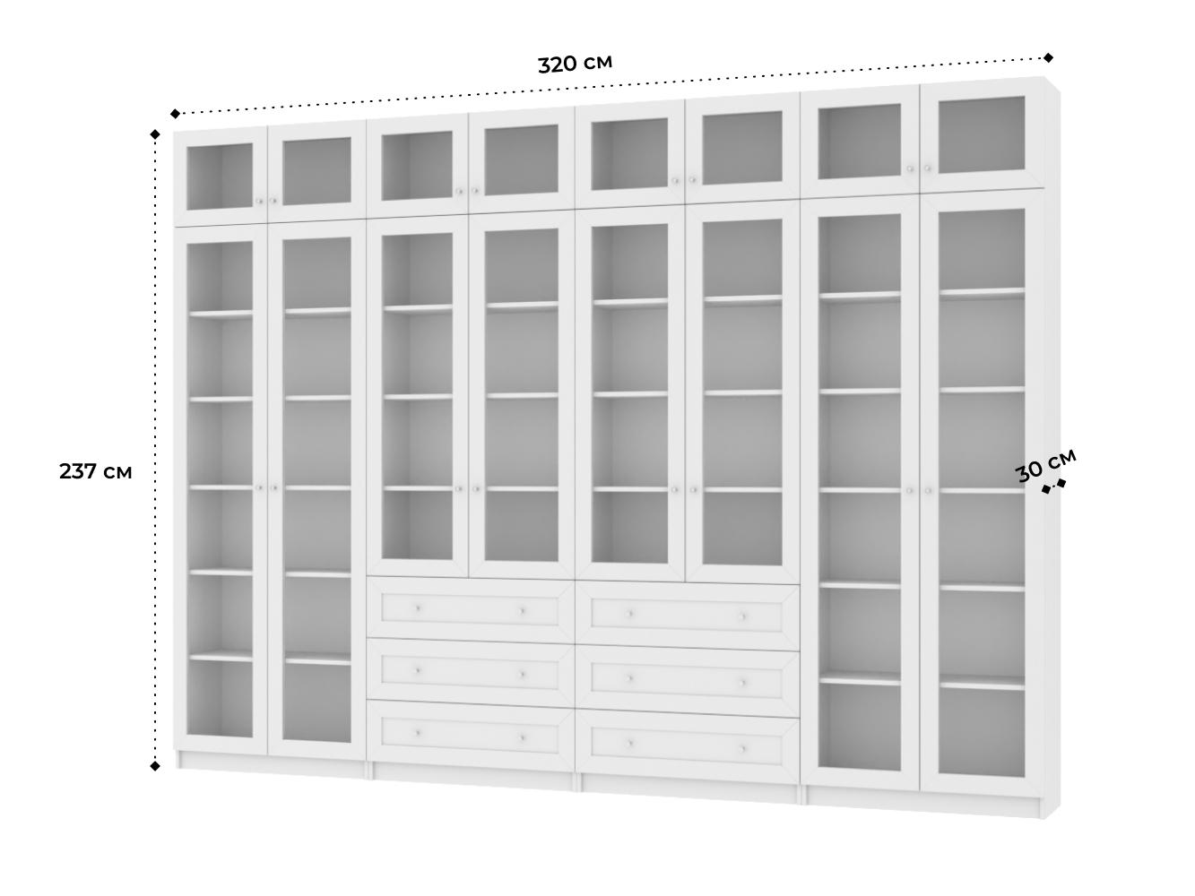 Книжный шкаф Билли 372 white ИКЕА (IKEA) изображение товара