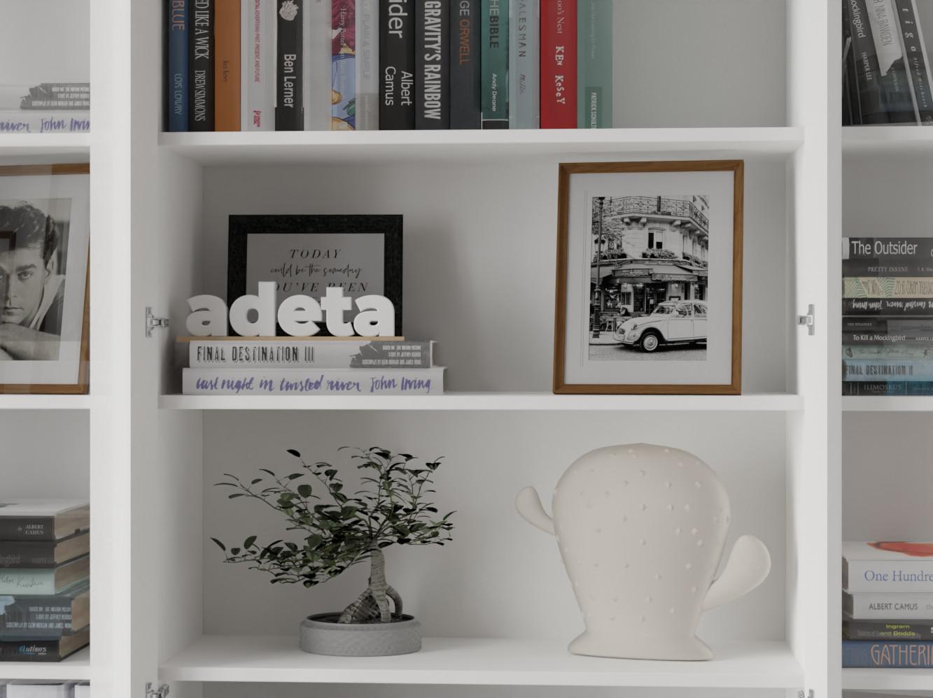 Книжный шкаф Билли 416 white ИКЕА (IKEA) изображение товара