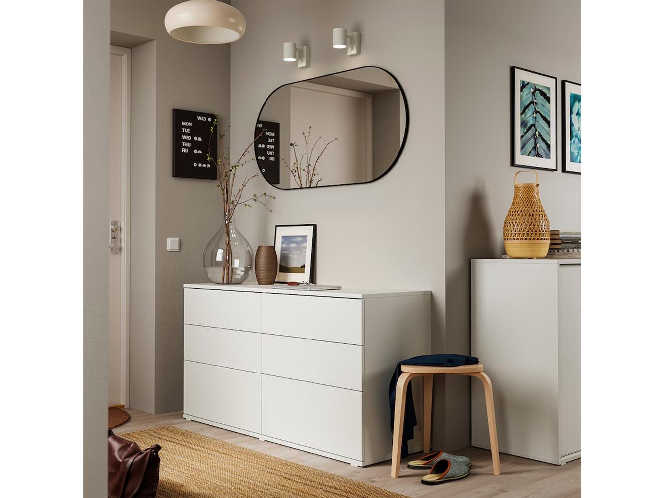 Комод Вихалс 116 white ИКЕА (IKEA) изображение товара