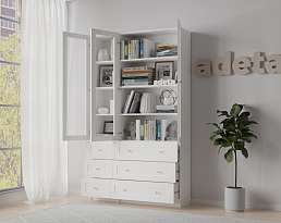 Изображение товара Книжный шкаф Билли 325 white ИКЕА (IKEA) на сайте adeta.ru